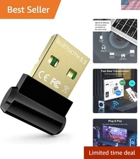 Compact Bluetooth 5.3 Receiver and Transmitter for All Devices – Windows Support