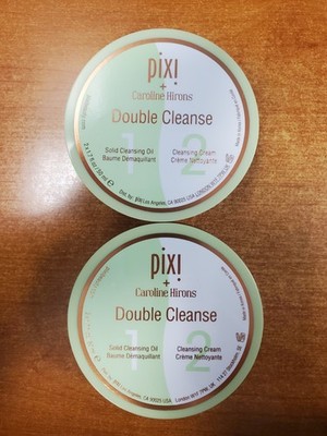 2 Pack: Pixi + Caroline Hirons Double Cleanse 1.7oz. ea. *NO BOXES*   E6C