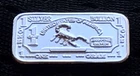 1 gram .999 pure silver Scorpion Bar