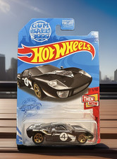Hot Wheels 2021 FORD GT-40 Black #78 Then and Now 1/10 Gumball 3000 MINT GTC66