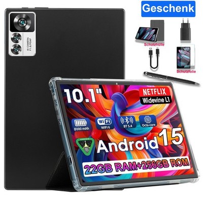 2026 Neu Gaming Tablet PC Android 15 22GB+256GB 1920 x 1200 IPS 8000 mAh GMS AI