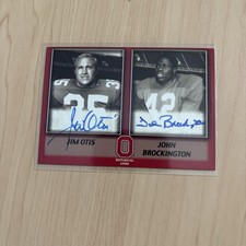 2009 TK Legacy Historical Links OSU Auto HL5 /100 Jim Otis John Brockington Dual