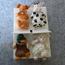 Tischtuchhalter mit Tiermotiven 4 Stück NEU