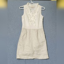 LOFT petites ruffle top shimmery bottom midi dress. Size 4P