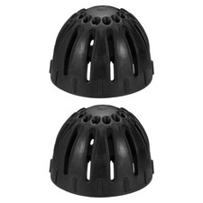 2Pcs Egg Cleaning Brush Silicone Egg Washer Rotating Scrubber Tools Black