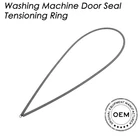 Bush WMSAE712EW WMSAE812EB Washing Machine Door Seal Tub Gasket Clamp Retainer