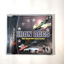 Iron Aces (Sega Dreamcast, 2001) CIB Complete w Manual - Tested & Working