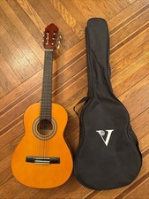 Chitarra classica Valencia con borsa da trasporto 1/2 mezzo set bambini o brevi viaggi
