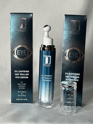 Dongyu 2 PACK 5% Caffeine - Hyaluronic Acid - Serum Under Eye Roller Cream