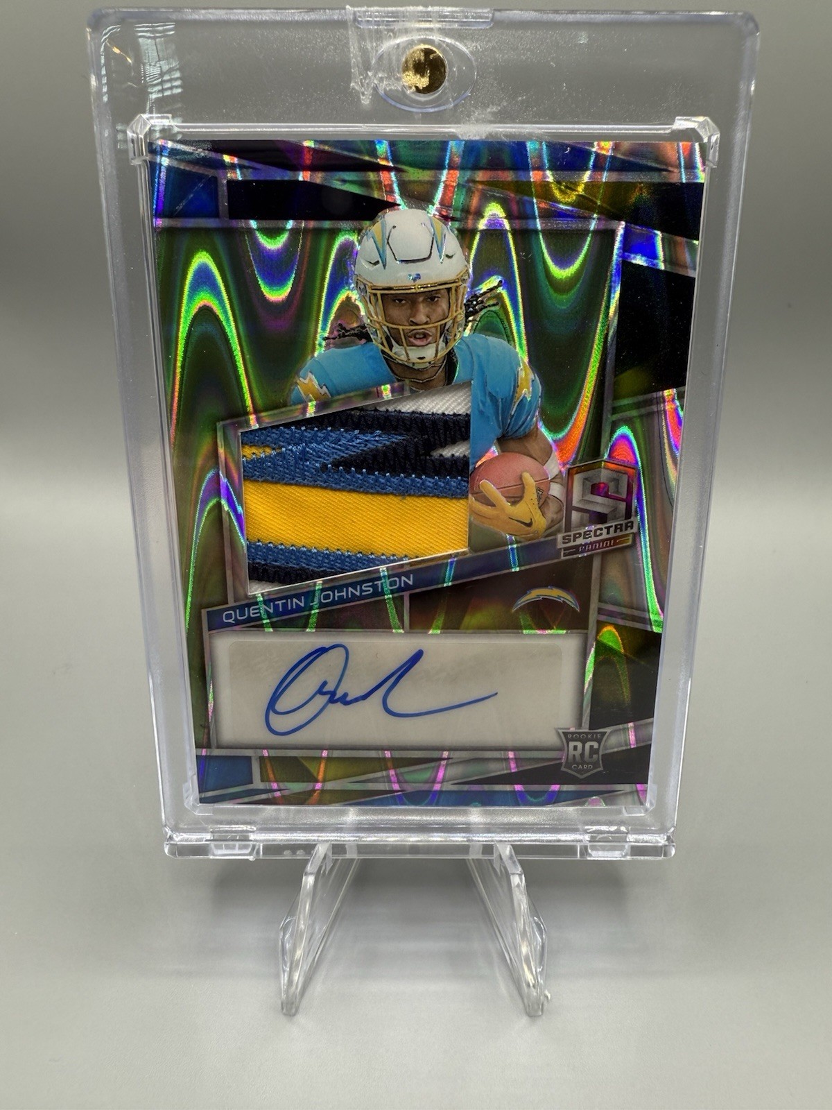 2023 Panini Spectra - Quentin Johnston #229 - Supernova RPA /70 - Chargers