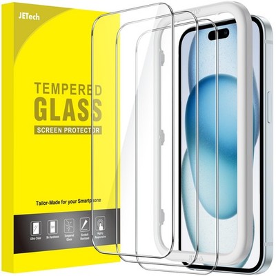 JETech Screen Protector for iPhone 15 15 Plus, 15 Plus-6.7 Inch