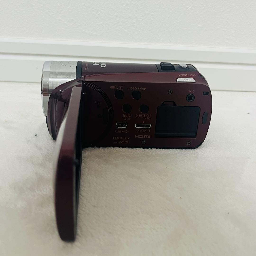 美品　Canon デジタルビデオカメラ iVIS HF R21 ワインレッド Amazon | Canon デジタルビデオカメラ iVIS HF R21 レッド IVISHFR21RD
