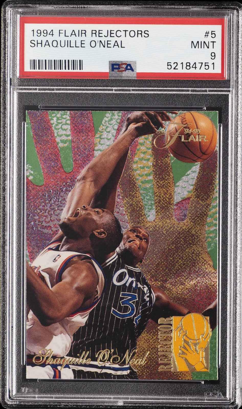 1994 FLAIR REJECTORS #5 SHAQUILLE O'NEAL PSA 9