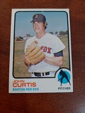 JOHN CURTIS 1973 Topps # 143 Baseball card BOSTON RED SOX 73 O/C