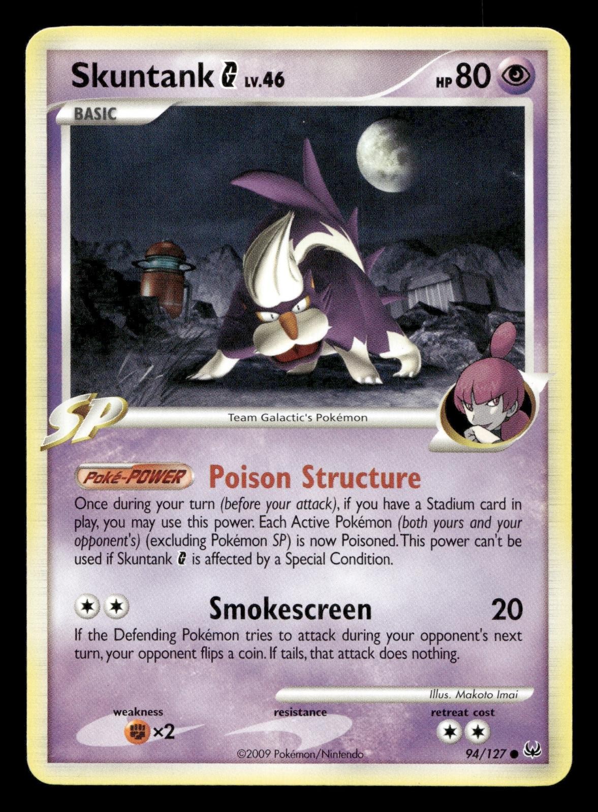 Skuntank G 94/127 Platinum Pokemon LP