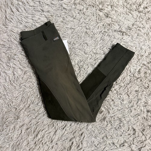 Women’s Large Green Full Seat Horseback Riding Tights Breeches