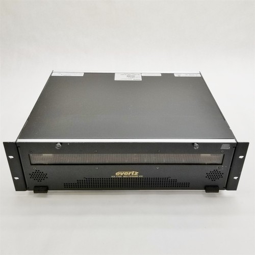 Evertz 7700FR-C Multriframe Distribution Chassis w/ 7700FC 7707VR-8 6*7707VT-8 - Picture 3 of 9