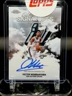 2025-26 Topps Chrome Sky-Write Victor Wembanyama ON CARD AUTO Spurs SWS-VW