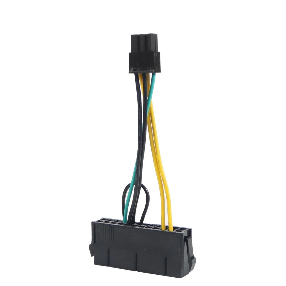 ATX 24Pin to 6Pin Power Supply Cable Cord For Lenovo DELL 24p to 6p 18AWG Wire - Image 2 of 4