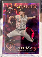 KYLE HARRISON 2024 Topps Chrome {MAGENTA PURPLE LAVA LAMP REF. /299} Rookie RC
