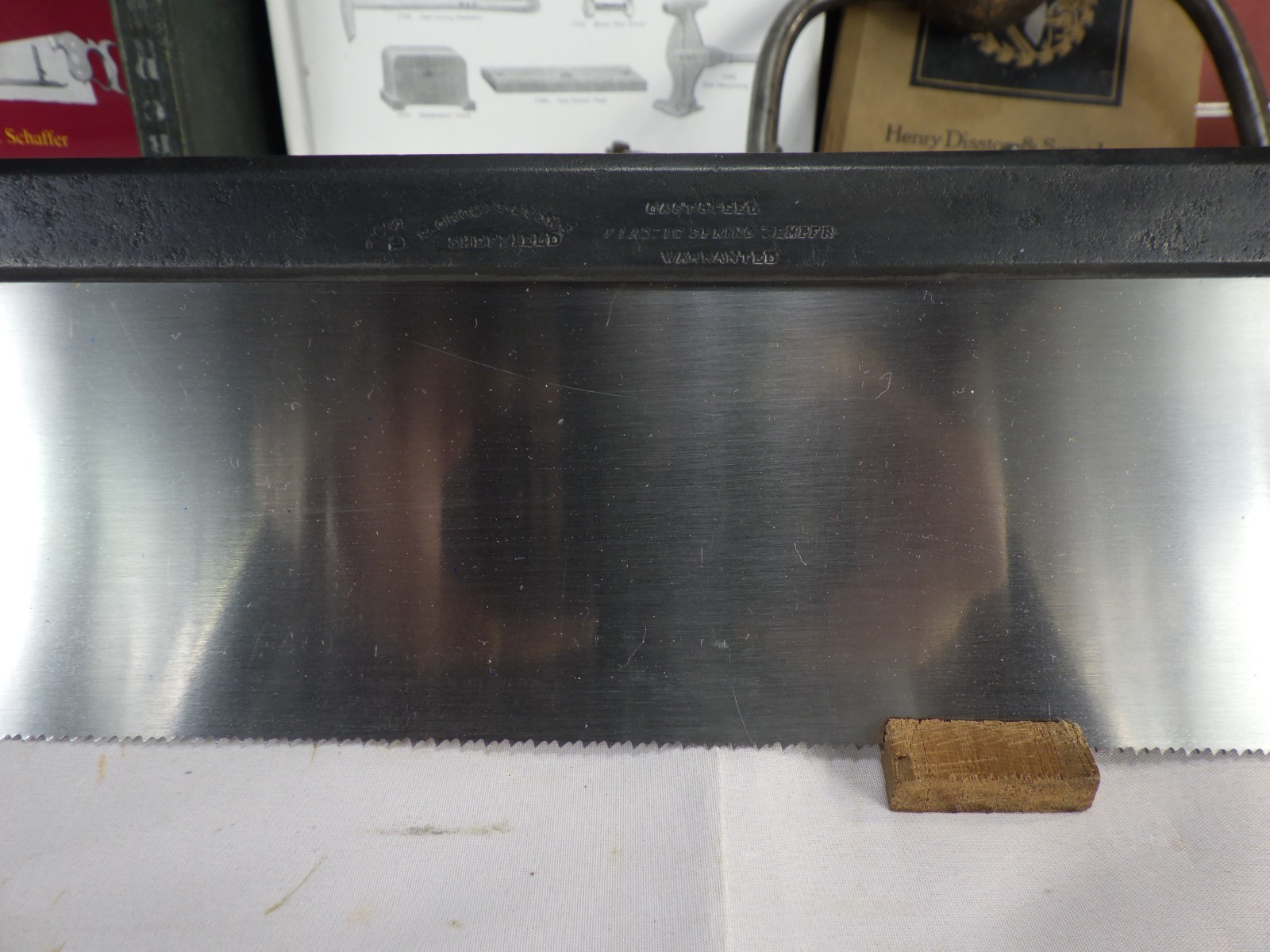 Richard Groves & Sons 12" Back Saw, 14ppi Cross Cut, New Saw Plate, English 1115