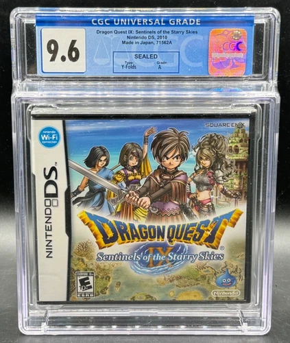 Dragon Quest IX Sentinels Starry Skies Nintendo DS Sealed New CGC 9.6 A Graded