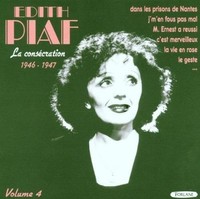 Audio Cd - Edith Piaf - La Consecration 1946-1947 - Forlane -D- Neu