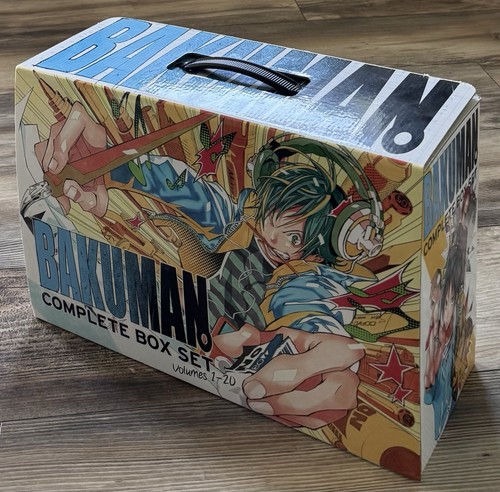 Bakuman - ¡Juego de caja COMPLETO! Volúmenes 1-20 con póster/folleto 🌟 ¡COMO NUEVO!