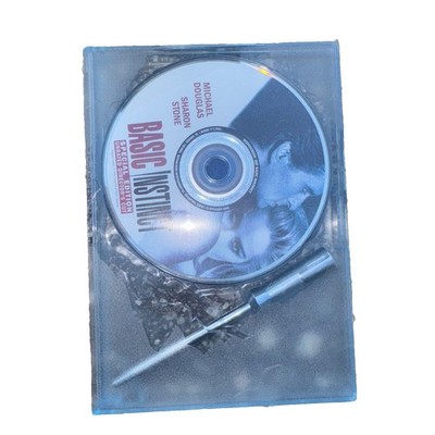 Basic Instinct DVD, 2001, Special Edition Unrated Director's Cut W/ Ice Pick Pen