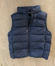 Uniqlo Vest NEW Little Boys 5 6 Navy Blue Goose Down Ultra light Puffer Full Zip