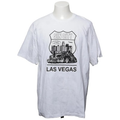 Alstyle, T-shirt, Größe: XL, Weiß, Baumwolle, Print, Herren #iOh