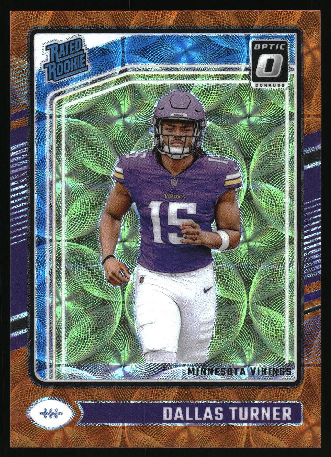 2024 Donruss Optic #224 Dallas Turner Orange Scope #/79