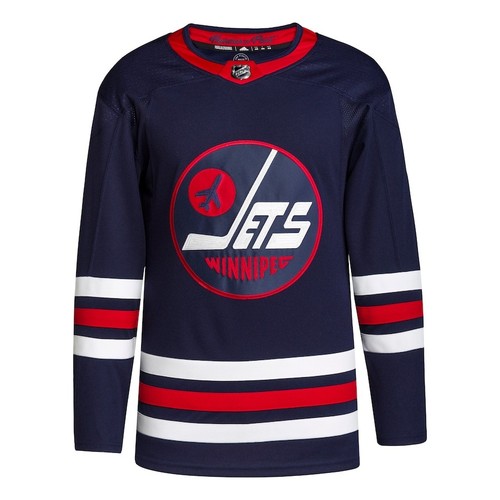 Winnipeg Jets Adidas Primegreen NHL Hockey Third Jersey Blue - Sz 54 (XL) NWT! - Picture 5 of 6