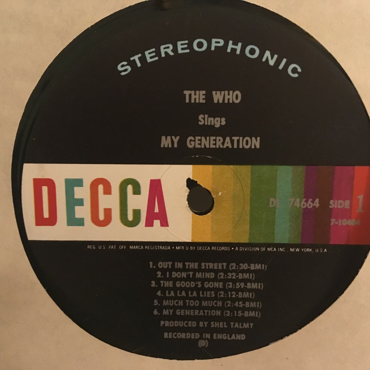 THE WHO LP MY GENERATION | eBay