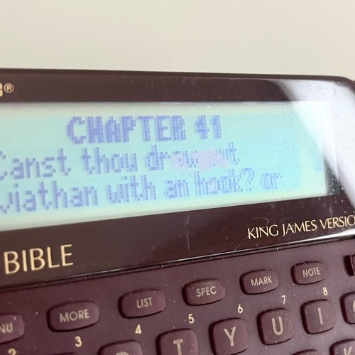 Vintage Franklin Digital Electronic Bible King James Version KJV KJ 31 READ NOTE - Bild 6 von 6