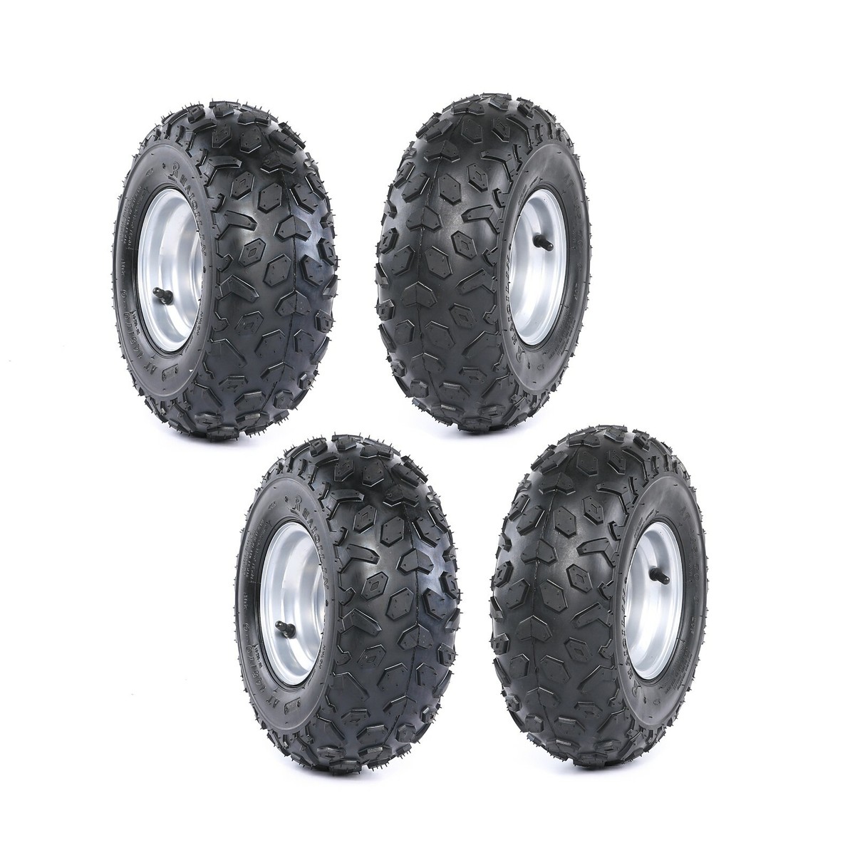4x 145/70- 6 Wheel Tire Rim Chinese ATV Quad Taotao Coolster Sunl