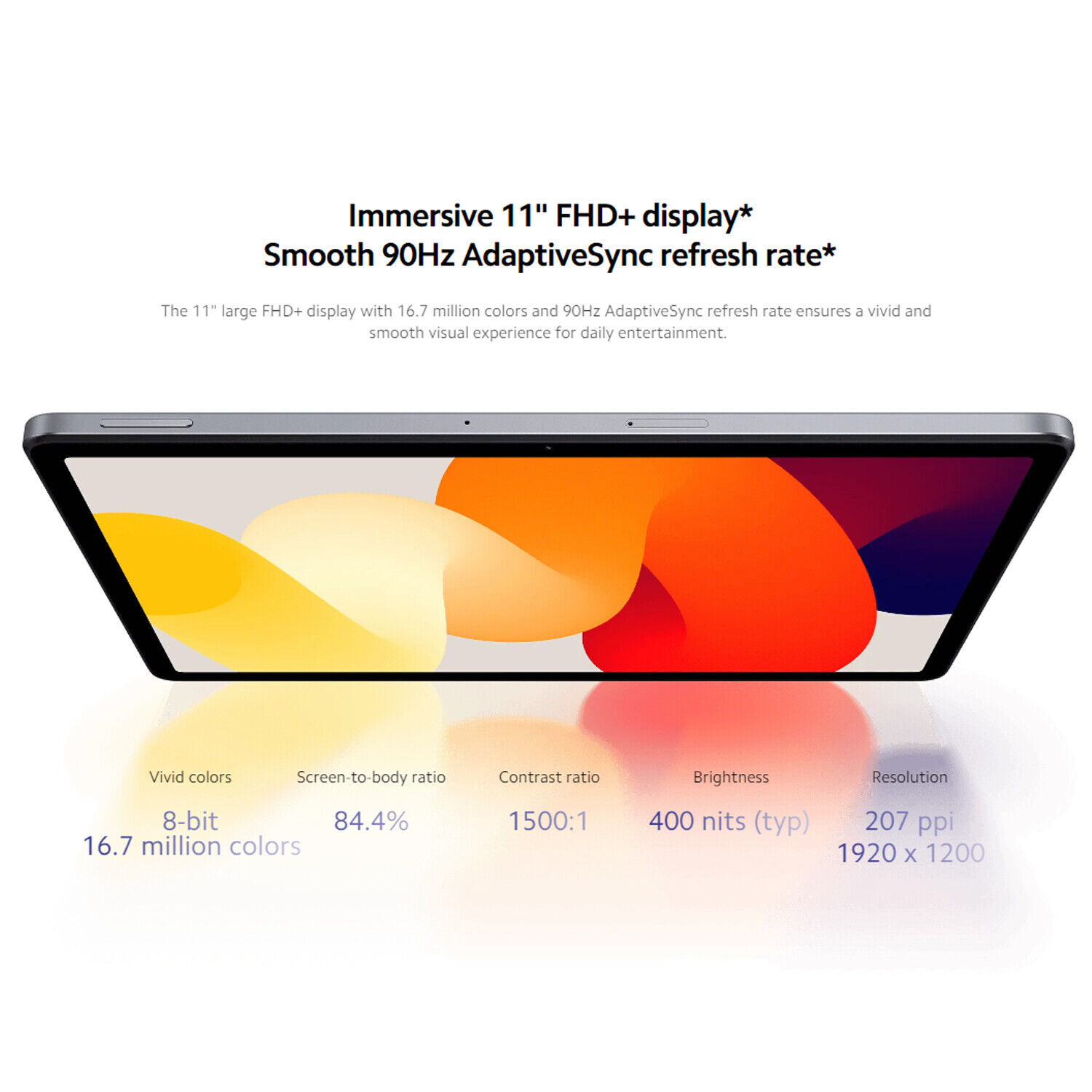 Xiaomi Redmi Pad SE (128GB+4GB) Wi-Fi Only 11 90Hz 4 Speakers 8000mAh NEW