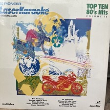Karaoke Laserdisc Pioneer Top Ten 80  s V. 16 Hits New Sealed