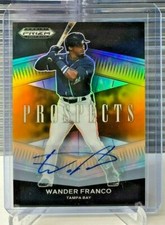 2021 Prizm Draft Picks - PROSPECTS - WANDER FRANCO - RC AUTO GOLD #03/10 - RAYS