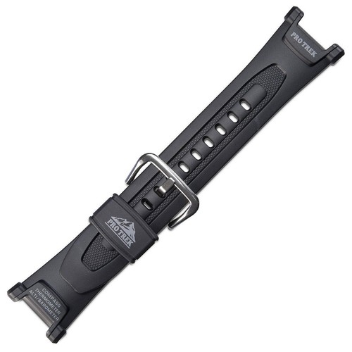 Bracelet en caoutchouc Casio authentique 10631626 18/29 mm - Foto 1 di 2