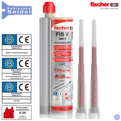 fischer FIS V 360 S Hochleistungsmörtel | Verbundmörtel Injektionsmörtel (41834)