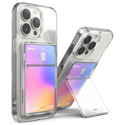 Ringke [Stand Slot Card Holder] for Phone Case | Stick on Wallet for Credit Card