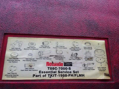 FORD ROTUNDA OTC TOOL T88C-7000-S Incomplete Case 15 piece set