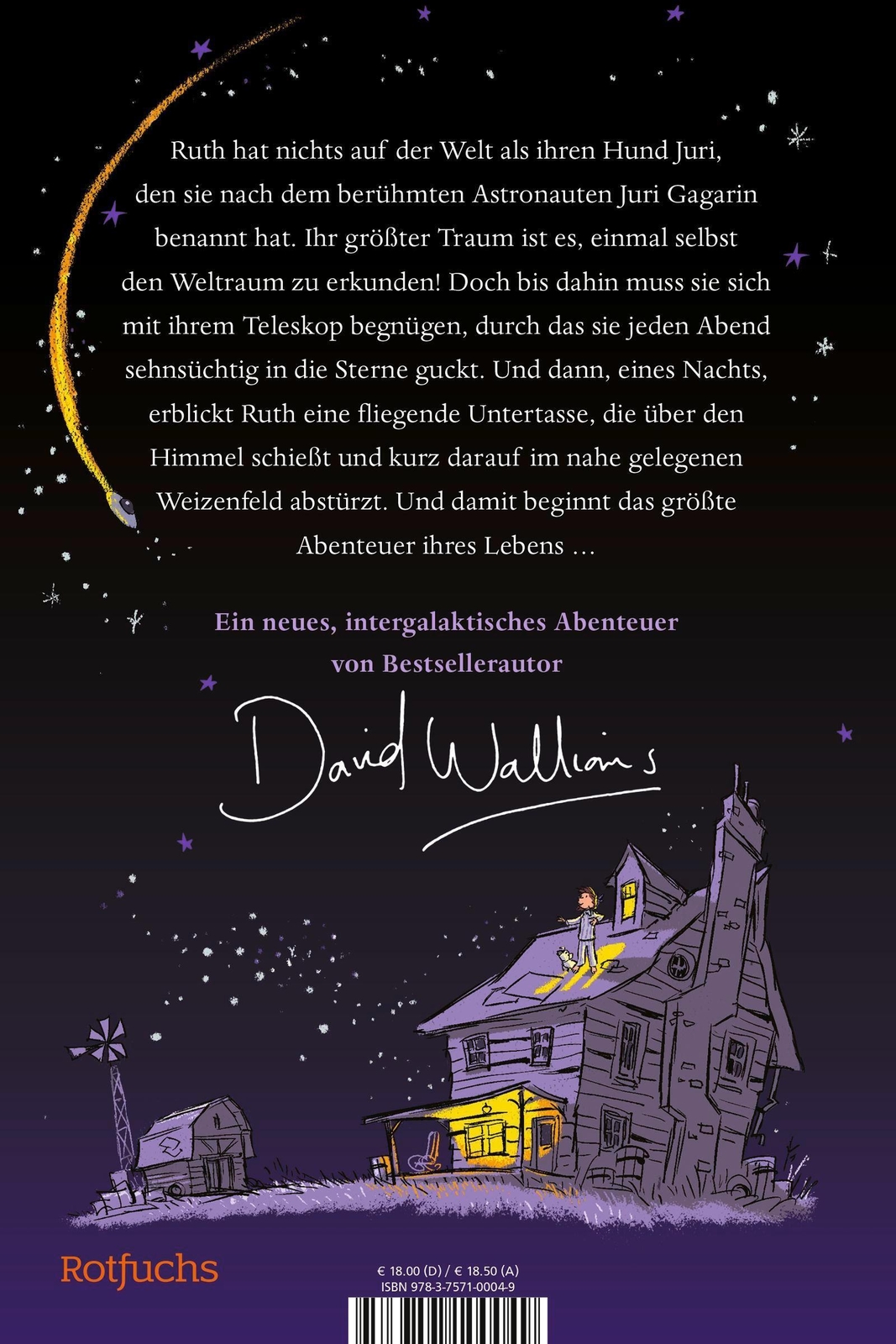 Thumbnail - David Walliams | Spaceboy | Buch | Deutsch (2024) | 368 S. | Rotfuchs