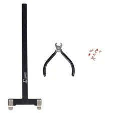 YLSIO Archery Nocking Buckle Pliers +Bow Square Archery Ruler T Shape Set 