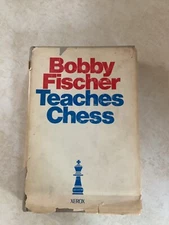 Bobby Fischer Teaches Chess Xerox Fifth printing Hardcover with dust jacket 1966
