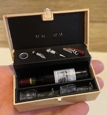 Dollhouse Miniature 1//6 wine bottle opener wine cup wine accessories