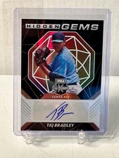 2021 Panini Elite Extra Edition Hidden Gems Black Taj Bradley #HG-TB.1 Auto