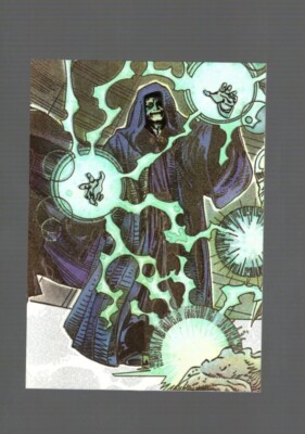 1994 TOPPS STAR WARS GALAXY 2 ETCHED FOIL CHASE CARD #9 EMPEROR PALPATINE MINT