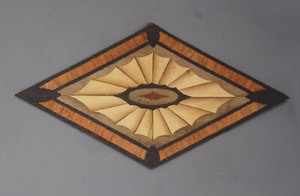 Vintage circa 1920-30s Marguetry from German Salesman Sample (accent-7)